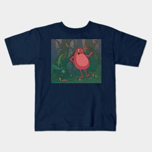 Frog Marsh Fantasy Character Kids T-Shirt